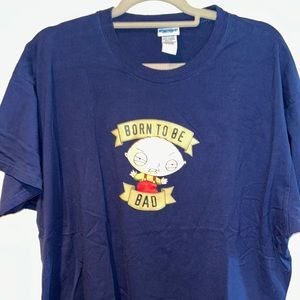 Family Guy Born To Be Bad 2006 Like New Graphic T-Shirt XL